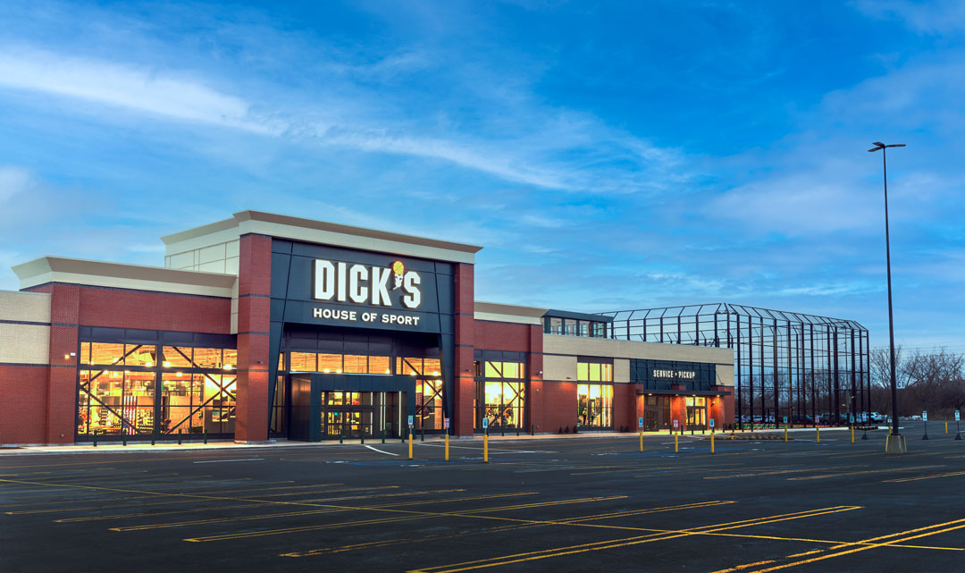 Store front of DICK's Sporting Goods store in Victor, NY